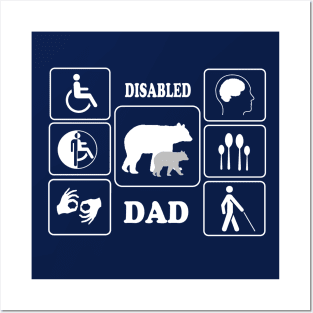 Disabled Dad Posters and Art